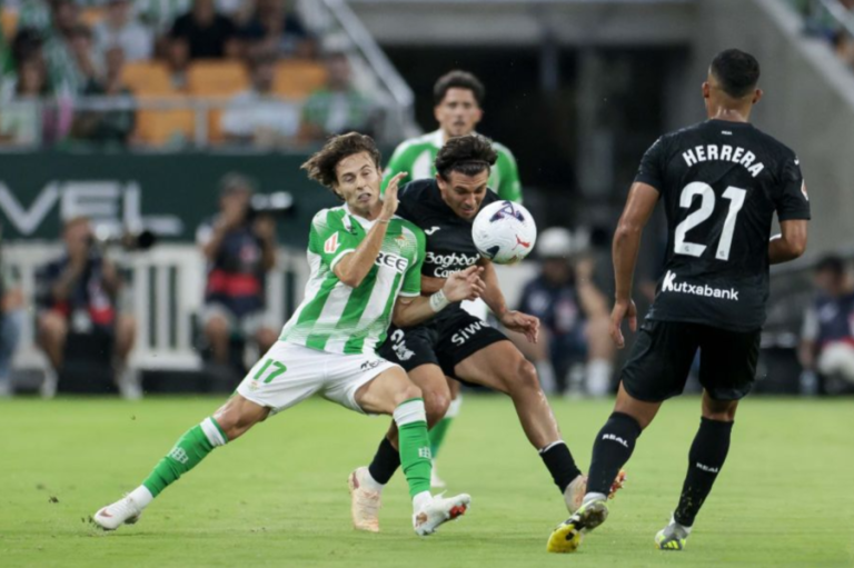 Full Match: Real Betis vs Real Sociedad (02:00 – 22/08)